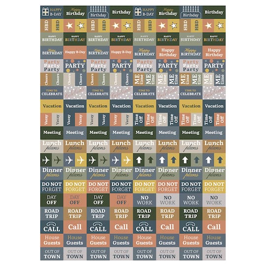 2027 Blue Stems Large Weekly Monthly Planner